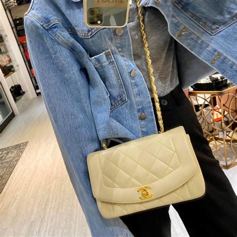 chanel diana bag 2020|Chanel diana bag beige.